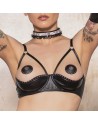 Arie Black wetlook bra