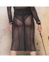 Atmosphere Black fishnet skirt