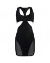 V-10619 Dress - Black