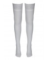 Bas autofixants blanc - Cotelli Legwear