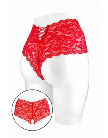 Boxer ouvert Julia - rouge