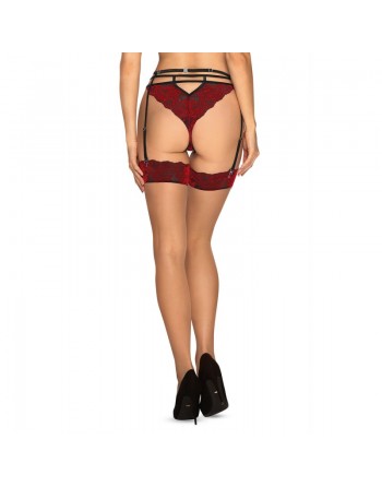 Sugestina Stockings - Burgundy