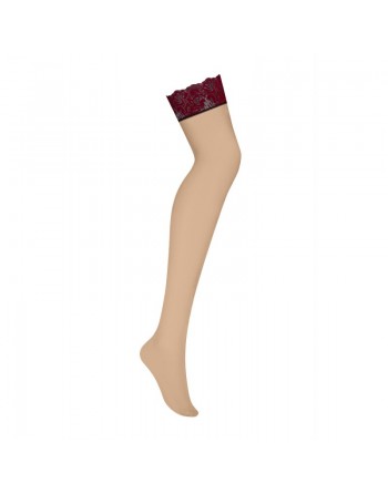 Sugestina Stockings - Burgundy