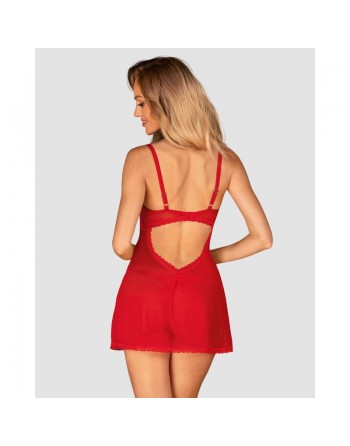 Chilisa babydoll  thong - Red