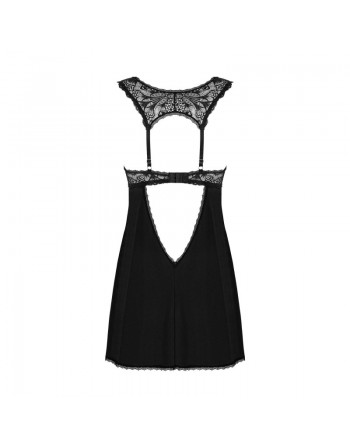 Donna Dream babydoll et String - Noire