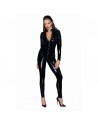 F247 Long button-up PVC overall