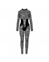 F299 Enigma lace catsuit with underbust bodice