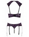 Ensemble lingerie ouverte violet - Cotelli Lingerie