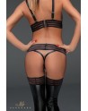 String wetlook F161 Noir HandMade