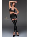 Stockings wetlook F158 Noir HandMade