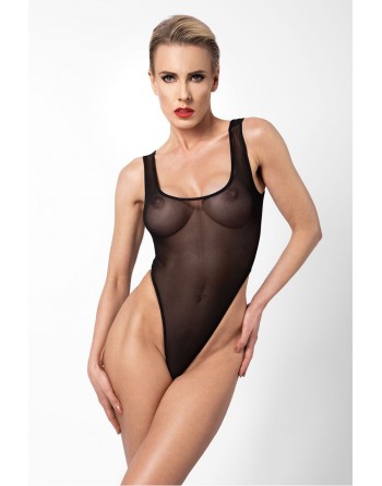 Body string Paparazzi F322 tulle Noir HandMade