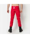 Shawn Pantalon vinyle rouge