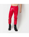 Shawn Vinyl red trousers