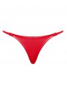 Thong red wetlook P013 by Noir HandMade