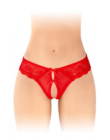 String ouvert Alicia rouge - Fashion Secret