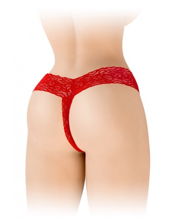 String ouvert Anita rouge - Fashion Secret