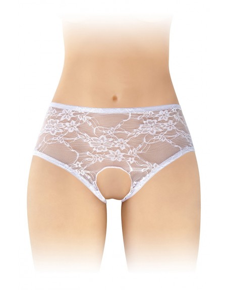 Culotte ouverte blanche Amanda - Fashion Secret