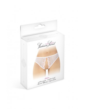 Culotte blanche ouverte Ambre - Fashion Secret