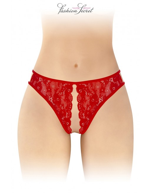 String rouge ouvert Victoria - Fashion Secret