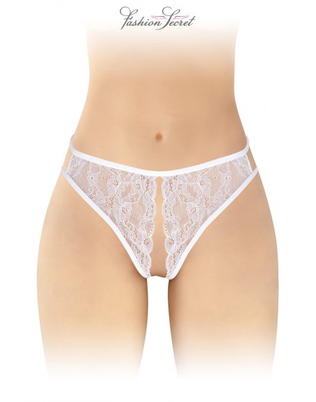 String blanc ouvert Victoria - Fashion Secret