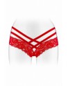 Tanga ouvert Anne - rouge