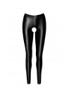 Leggings chaps Taboo avec large ouverture en wetlook F304 by Noir HandMade