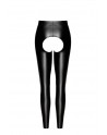 Leggings chaps Taboo avec large ouverture en wetlook F304 by Noir HandMade