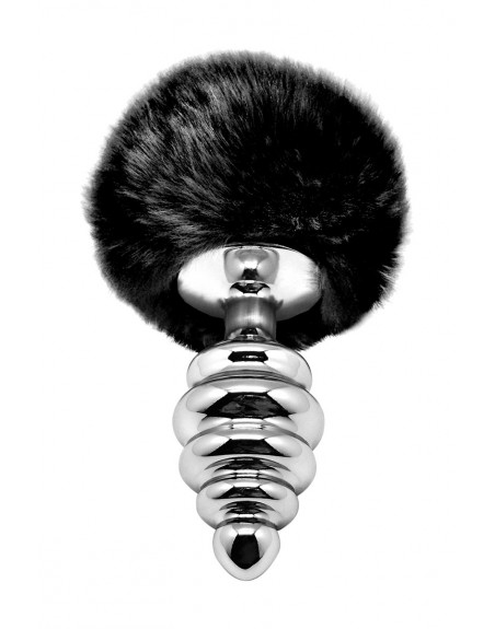 Plug métal Fluffy Twist L noir - Alive