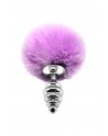 Plug métal Fluffy Twist S mauve - Alive