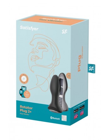 Plug vibrant Rotator Plug 2 noir - Satisfyer