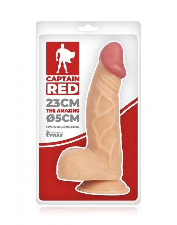 Gode Amazing 23 x 5 cm - Captain Red