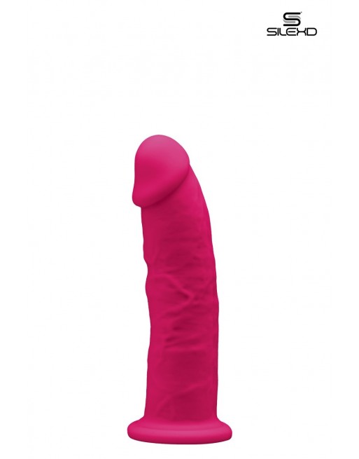 Gode double densité rose 15 cm - Modèle 2