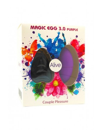 Oeuf vibrant télécommandé Magic egg 3 - violet