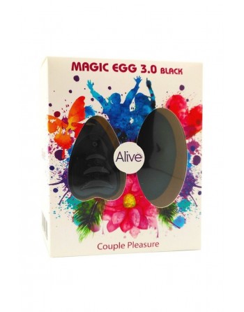 Oeuf vibrant télécommandé Magic egg 3 - noir