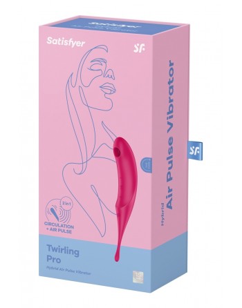 stimulateur Twirling Pro rouge - Satisfyer