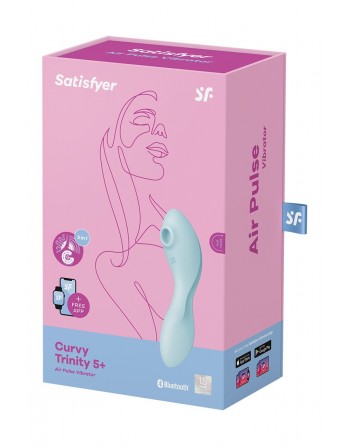 Curvy Trinity 5 bleu - Satisfyer