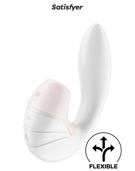 Double stimulateur Supernova blanc - Satisfyer