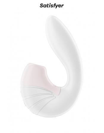 Double stimulateur Supernova blanc - Satisfyer