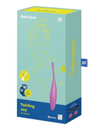 Stimulateur connecté Twirling Joy fuchsia - Satisfyer