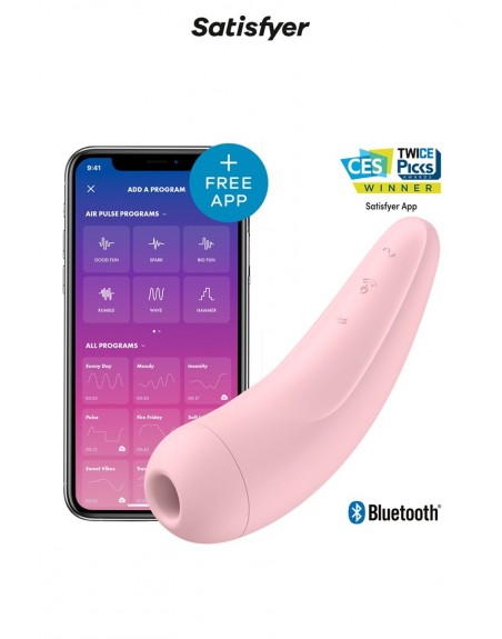 Stimulateur connecté Curvy 2 rose - Satisfyer