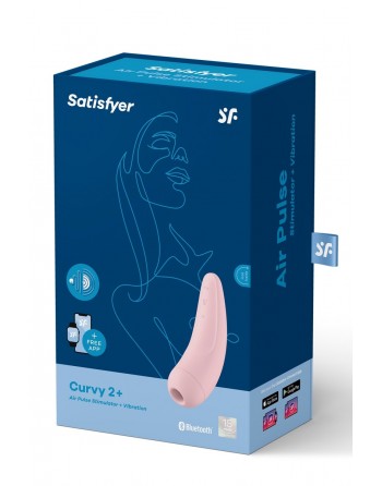 Stimulateur connecté Curvy 2 rose - Satisfyer