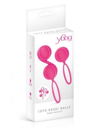 Kit 2 boules de Geisha Yoba - rose