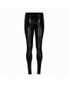 Gunnar Pantalon en vinyle de couleur noire